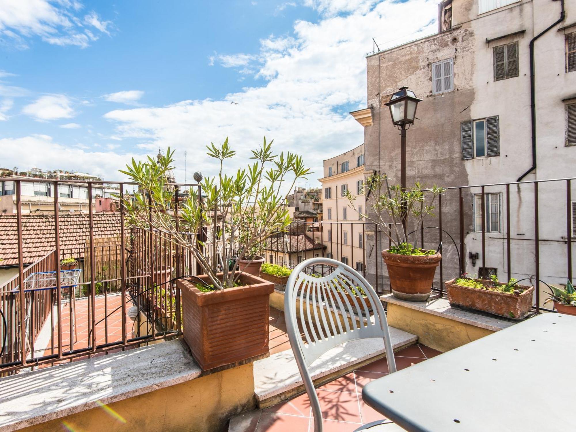 רומא Pallaro Terrace Apartment מראה חיצוני תמונה